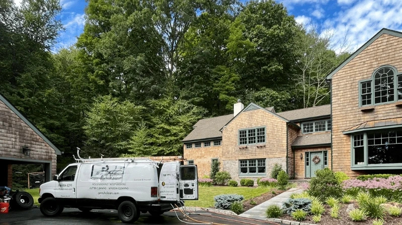 Eastlake Power Washing power washing crew working in Wickliffe, OH